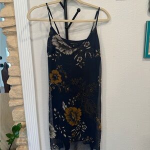 Floral Slip Dress with Spaghetti Straps